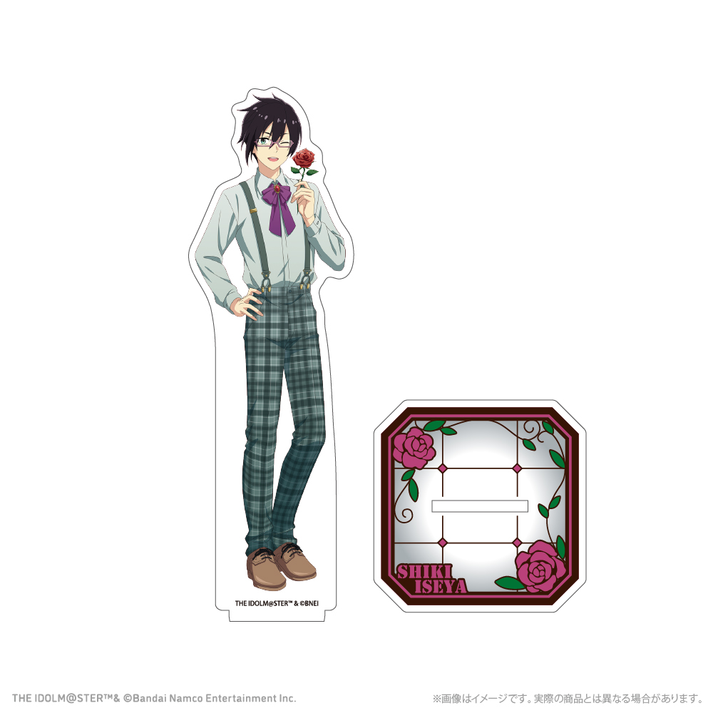 アイドルマスター SideM_描き下ろしアクリルスタンド 伊瀬谷四季 レトローズパーティver.