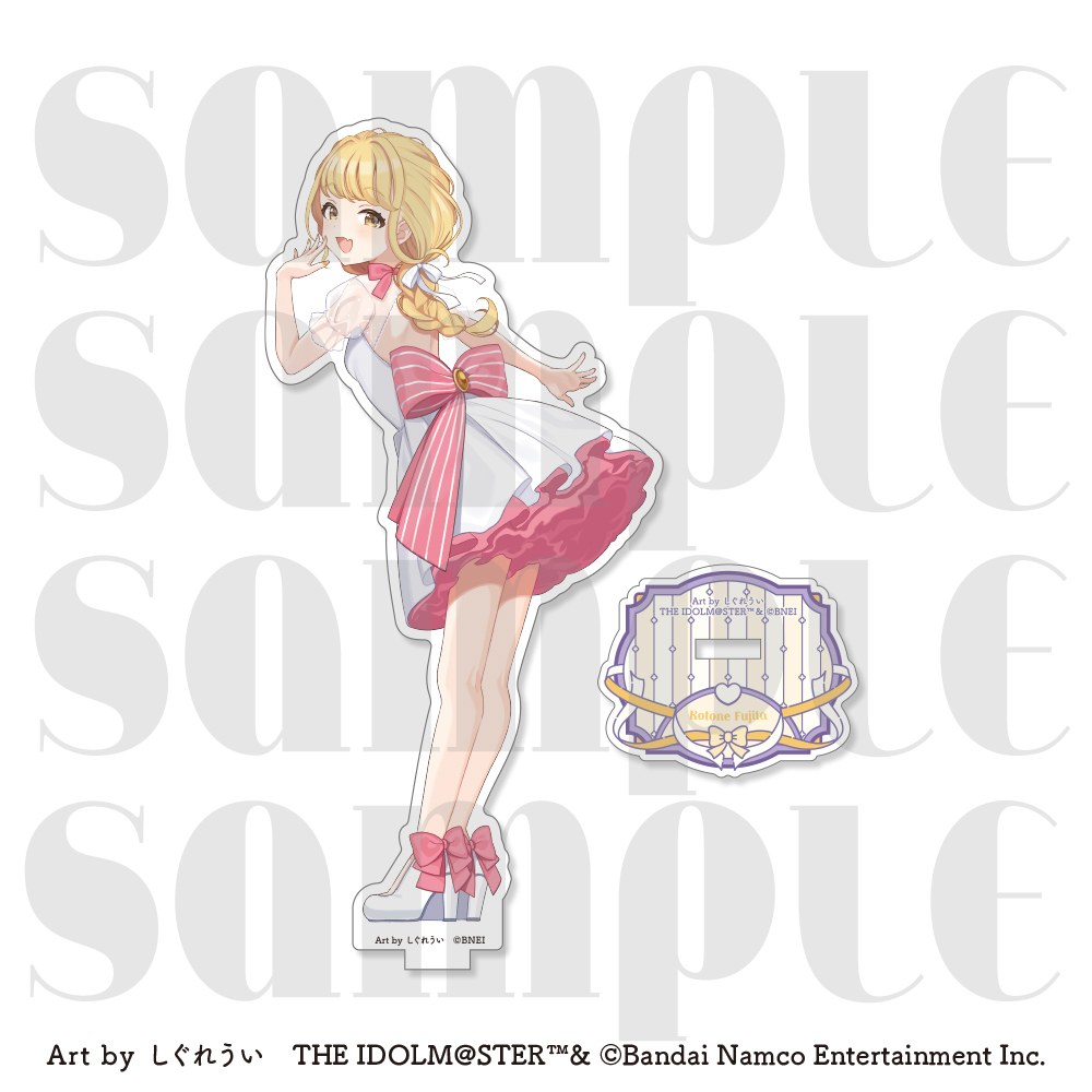 アイドルマスターシリーズ×しぐれうい_アクリルスタンド 藤田 ことね