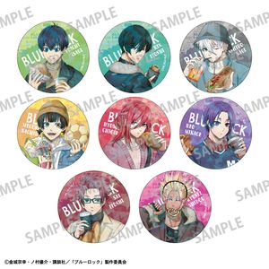 ブルーロック_トレーディングホログラム缶バッジ／焼きたてパンとテイクアウトドリンク 【BOX／8個入り】
