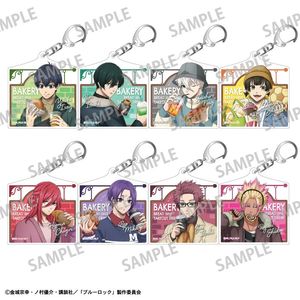 ブルーロック_トレーディングアクリルキーホルダー／焼きたてパンとテイクアウトドリンク 【BOX／8個入り】