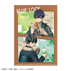 ブルーロック_A4シングルクリアファイル　潔 世一＆糸師 凛／焼きたてパンとテイクアウトドリンク