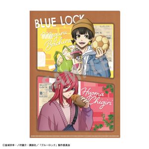 ブルーロック_A4シングルクリアファイル　蜂楽 廻＆千切 豹馬／焼きたてパンとテイクアウトドリンク