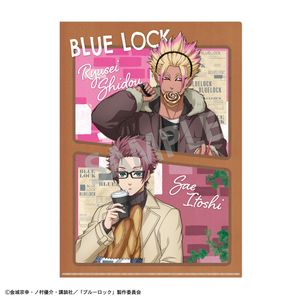 ブルーロック_A4シングルクリアファイル　糸師 冴＆士道 龍聖／焼きたてパンとテイクアウトドリンク