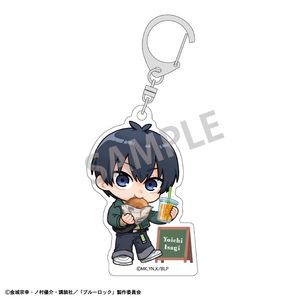 ブルーロック_アクリルキーホルダー　潔 世一／焼きたてパンとテイクアウトドリンク　描き起こし