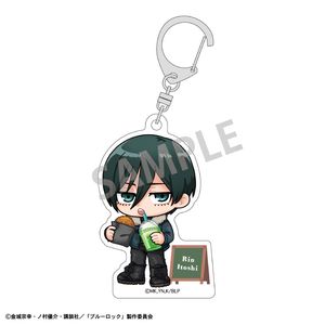 ブルーロック_アクリルキーホルダー　糸師 凛／焼きたてパンとテイクアウトドリンク　描き起こし