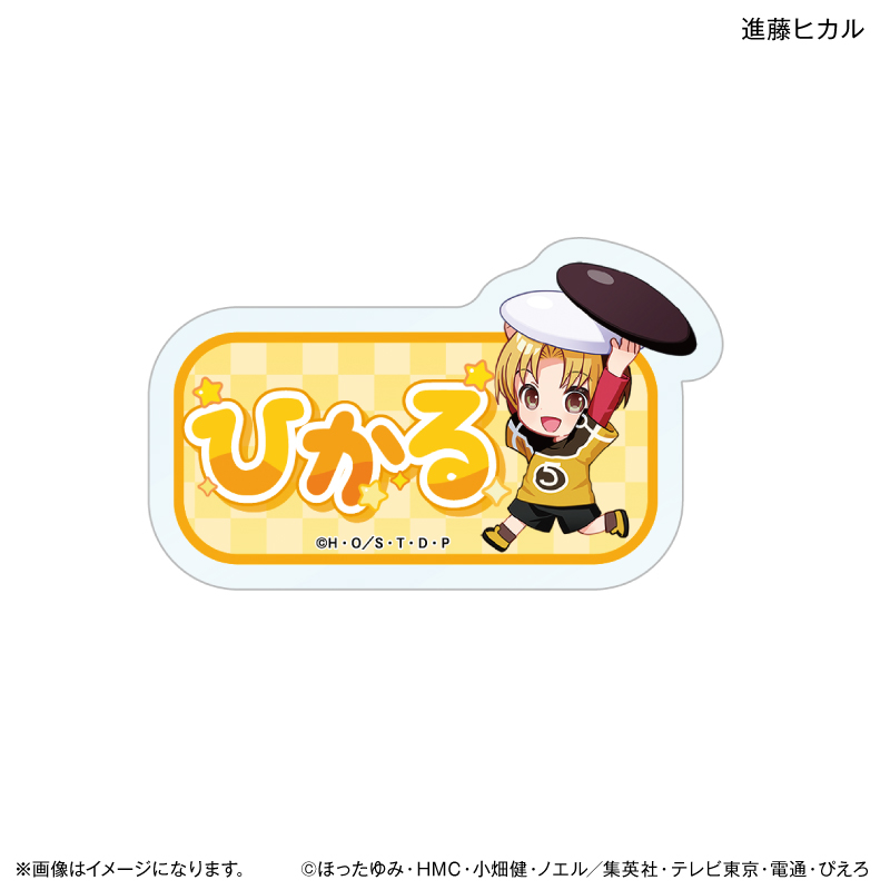 ヒカルの碁_ちからもっち おなまえアクリルバッジ 進藤ヒカル