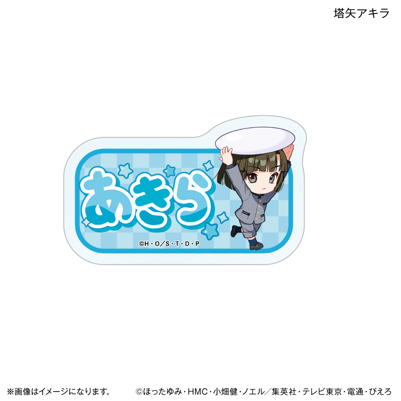 ヒカルの碁_ちからもっち おなまえアクリルバッジ 塔矢アキラ