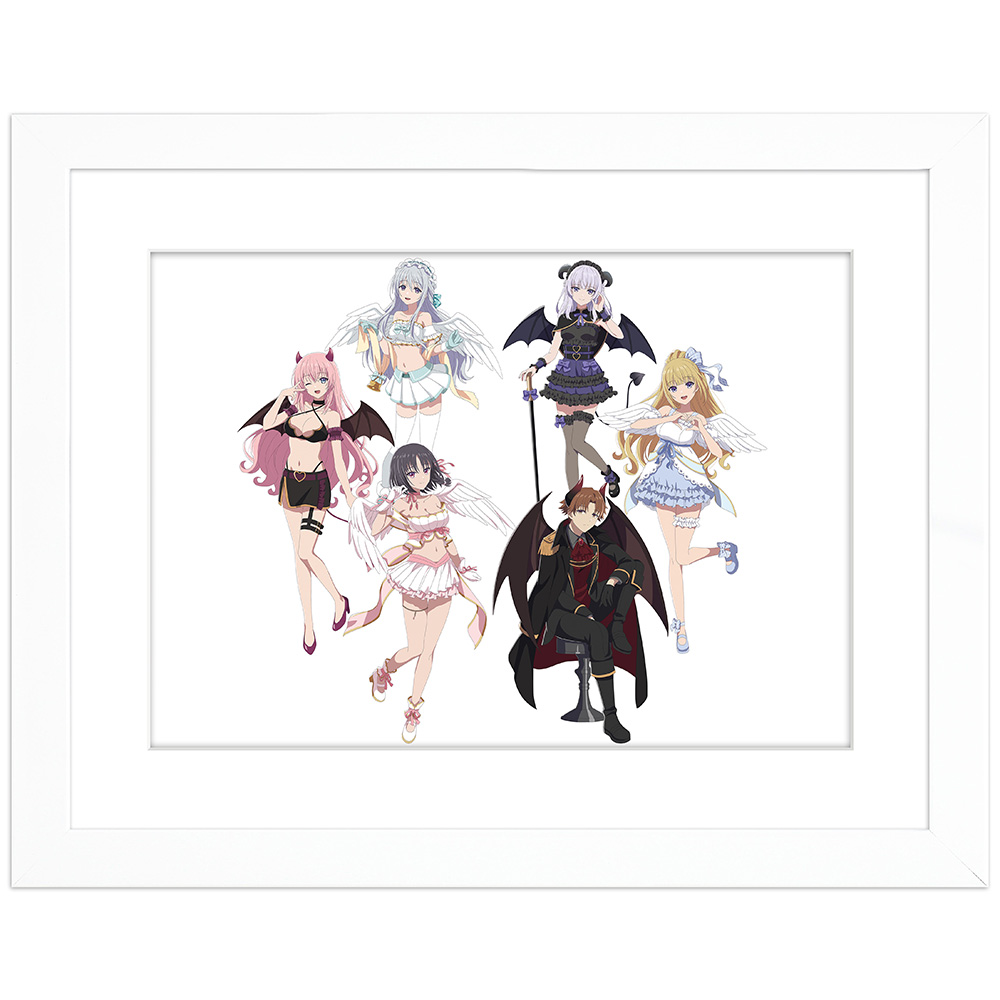ようこそ実力至上主義の教室へ_描き下ろしキャラファイングラフ(天使&悪魔)A4