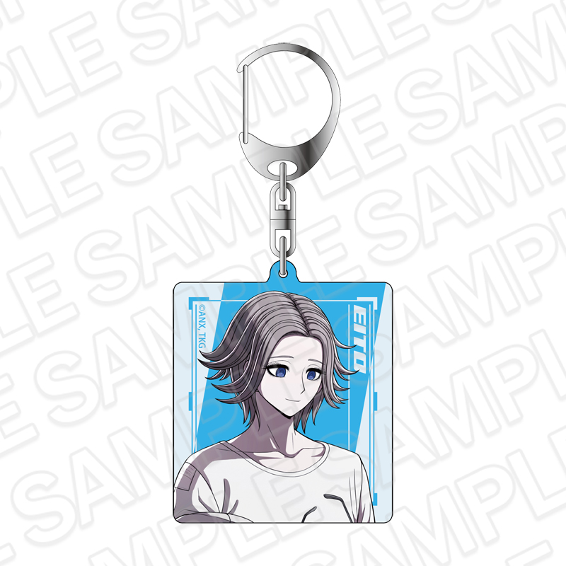 HUNDRED LINE -最終防衛学園-_オーロラアクリルキーホルダー 蒼月衛人 朝支度 ver.