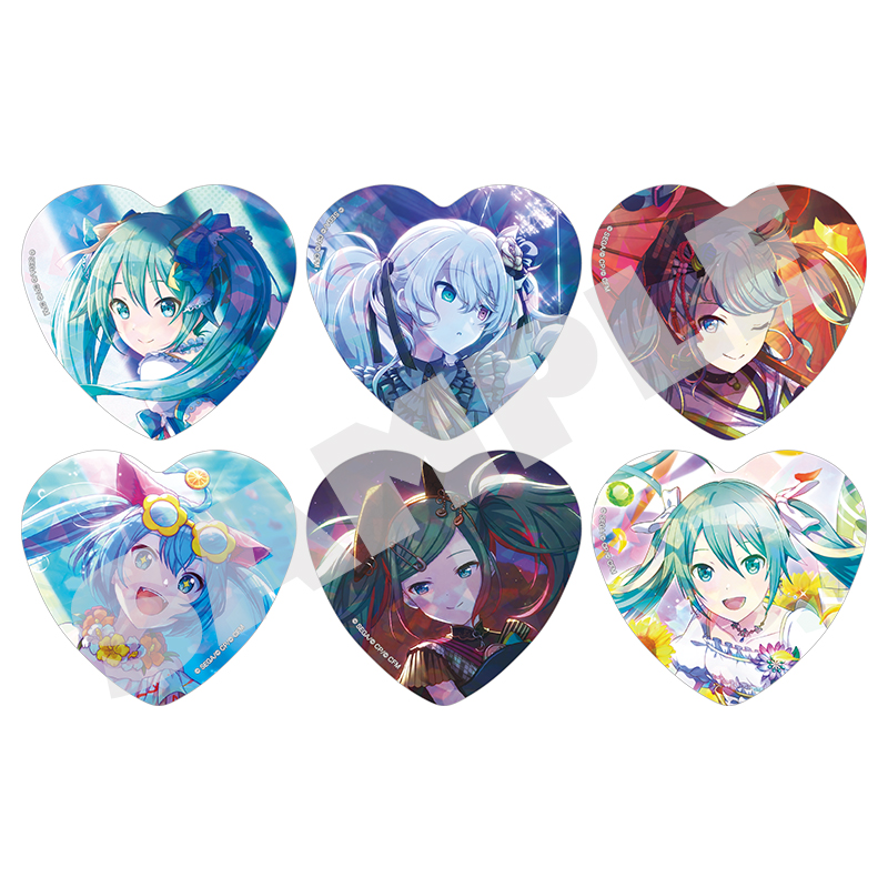 プロジェクトセカイ カラフルステージ! feat. 初音ミク_H/Art Collection 缶バッジ Vol.1 初音ミク【BOX/6パック入り】