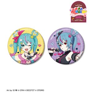 デコミクLIVE starring 初音ミク『Hello』Produced by DECO*27 / OTOIRO_デコミク LIVE練習中ver. Art by ろづ希 グリッター缶バッジ2個セット