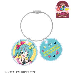 デコミクLIVE starring 初音ミク『Hello』Produced by DECO*27 / OTOIRO_デコミク (ライトネス) LIVE練習中ver. Art by ろづ希 2連ワイヤーアクリルキーホルダー