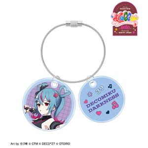デコミクLIVE starring 初音ミク『Hello』Produced by DECO*27 / OTOIRO_デコミク (ダークネス) LIVE練習中ver. Art by ろづ希 2連ワイヤーアクリルキーホルダー