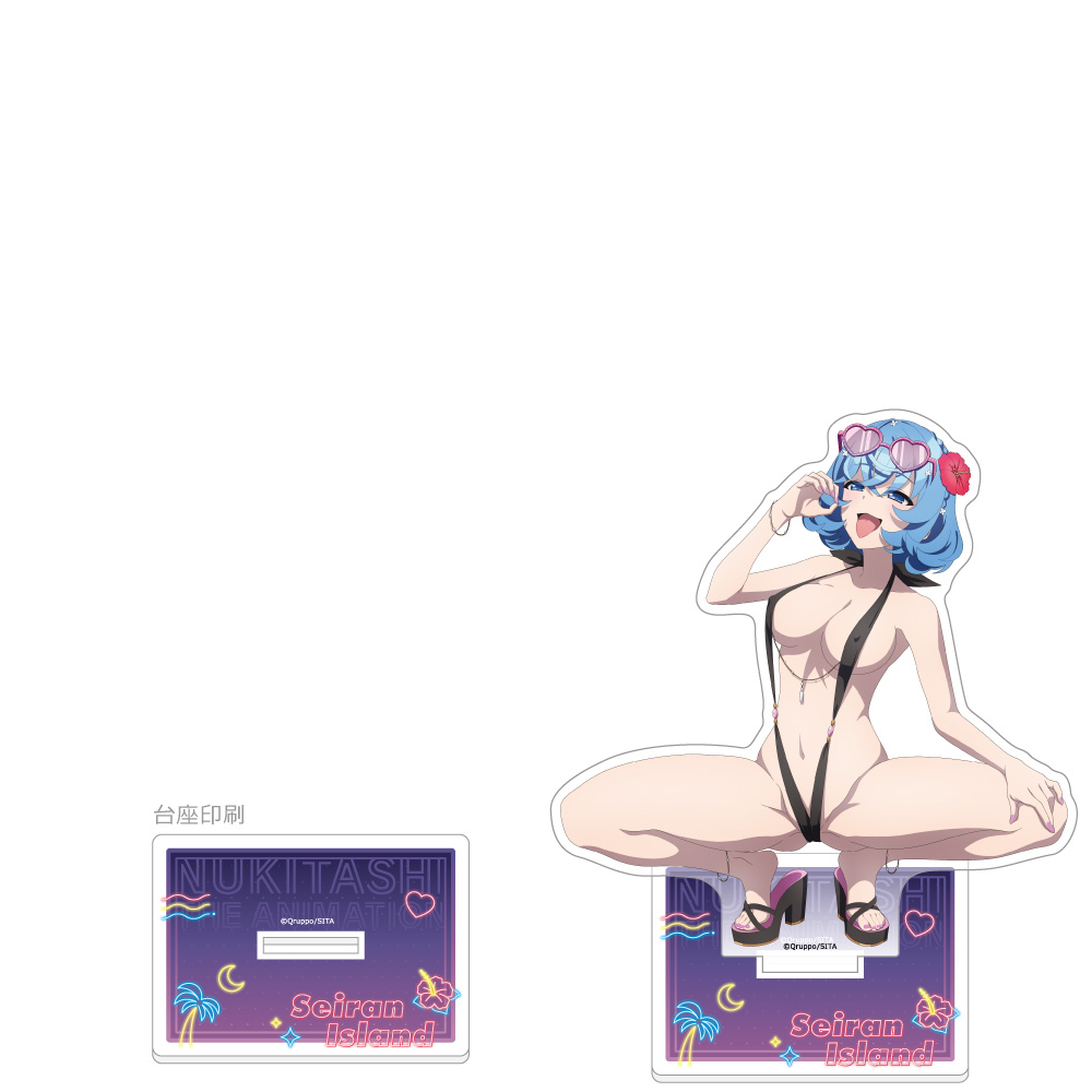 ぬきたし THE ANIMATION_描き下ろし特大アクリルスタンド(女部田郁子/ナイトプール)