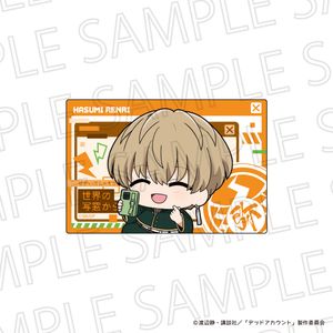 デッドアカウント_ぷちてく スクエアカットステッカー 羽住蓮理