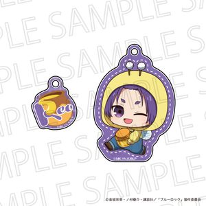 ブルーロック_ぷちてく アクリルキーホルダー　御影玲王