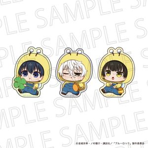 ブルーロック_ぷちてく　ステッカーセット　A：潔 世一/凪 誠士郎 / 蜂楽 廻