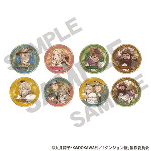 ダンジョン飯_トレーディングゴールドメタル缶バッジ　童話　【BOX／8個入り】【コンプリートBOX】