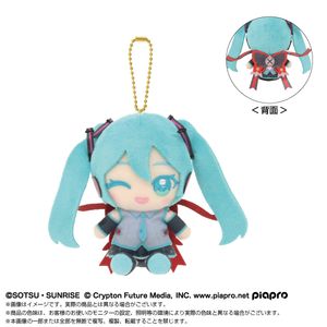 初音ミク_Chibiぬいおすわりマスコット　初音ミク×エールストライクガンダム