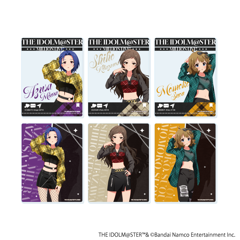 アイドルマスター ミリオンライブ！_アクリルカード14/コンプリートセット(全6種)(描き下ろしイラスト)【コンプリートセット/6個入り】