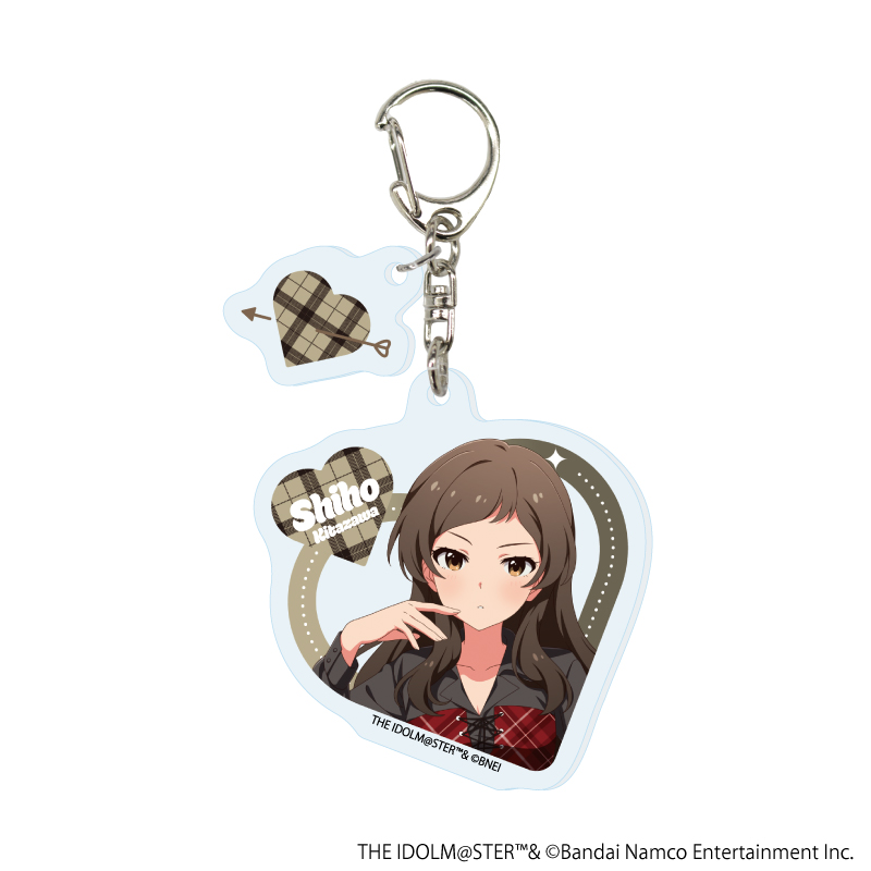 アイドルマスター ミリオンライブ！_パーツ付きアクリルキーホルダー02/北沢 志保A(描き下ろしイラスト)