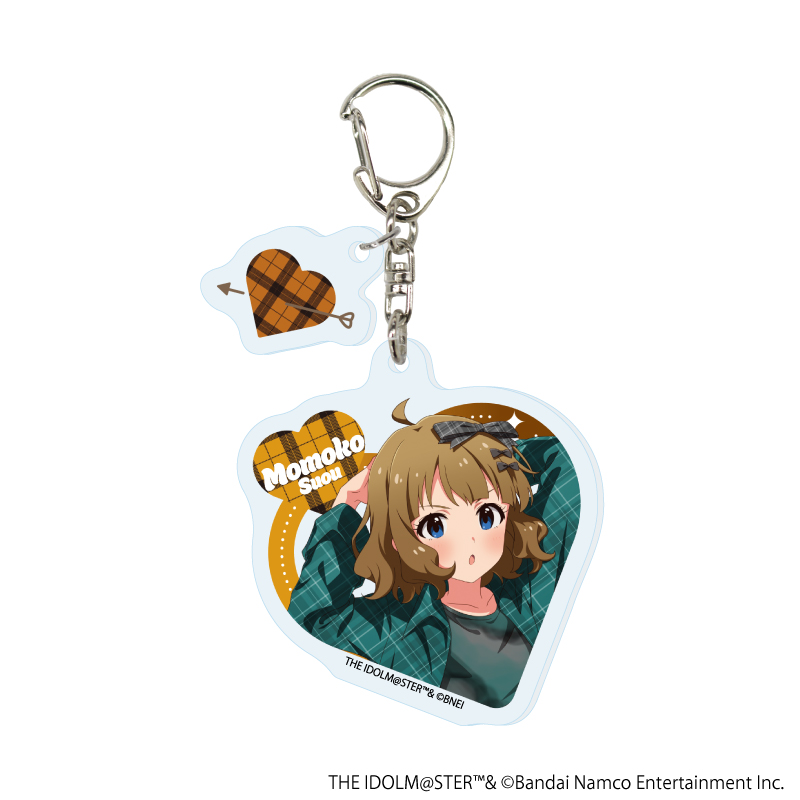 アイドルマスター ミリオンライブ！_パーツ付きアクリルキーホルダー03/周防 桃子A(描き下ろしイラスト)