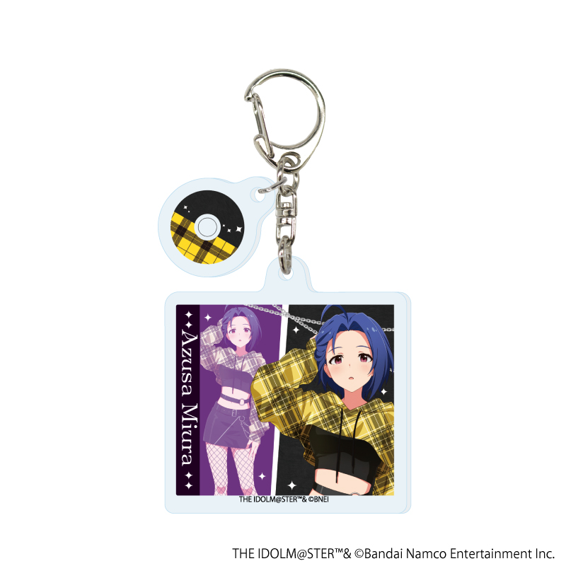 アイドルマスター ミリオンライブ！_パーツ付きアクリルキーホルダー04/三浦 あずさB(描き下ろしイラスト)