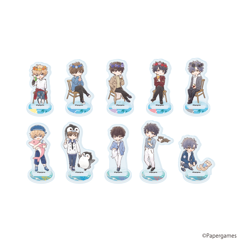 恋とプロデューサー?EVOL×LOVE?_アクリルぷちスタンド13/セット1 コンプリートセット(全10種)(グラフアートイラスト)【コンプリートセット／10個入り】