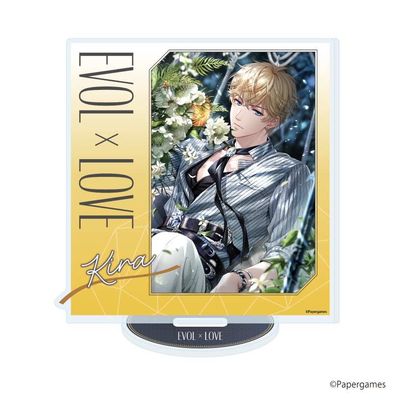 恋とプロデューサー?EVOL×LOVE?_アクリルスタンド74/キラ・花の誘惑(公式イラスト)