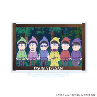 おそ松さん 推しとアメ アクリルスタンド セット おそ松さん_#推しとアメ ミニキャラアクリルスタンド(コンプリート