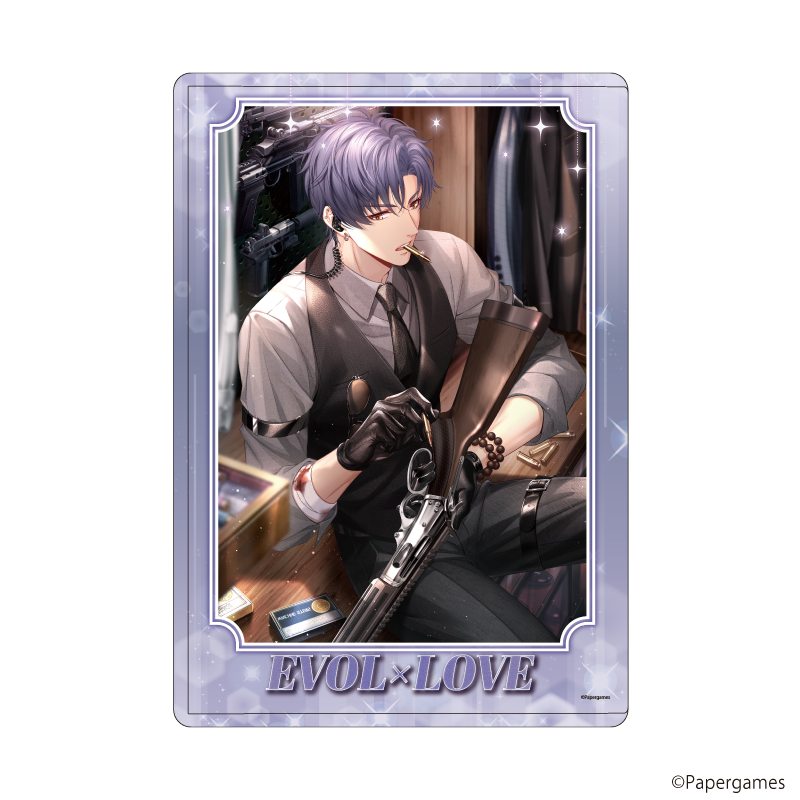 恋とプロデューサー?EVOL×LOVE?_キャラクリアケース25/ショウ・法外な心狩り(公式イラスト)