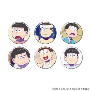 おそ松さん_缶バッジ03/コンプリートセット(全6種)(場面写イラスト)【コンプリートセット/6個入り】