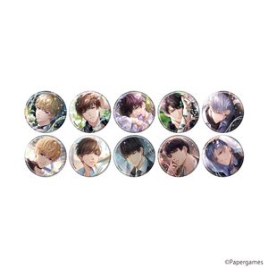 恋とプロデューサー～EVOL×LOVE～_缶バッジ34/セット1 コンプリートセット(全10種)(公式イラスト)【コンプリートセット／10個入り】