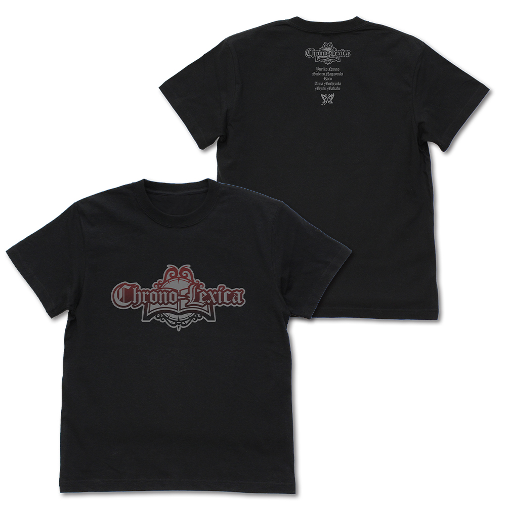 アイドルマスター ミリオンライブ!_Mサイズ_Chrono-Lexica Tシャツ/BLACK