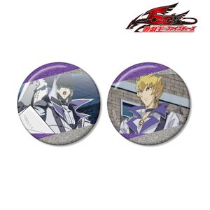 遊☆戯☆王５D's_ジャック・アトラス 場面写グリッター缶バッジ2個セット