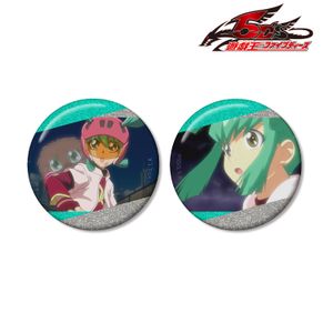 遊☆戯☆王５D's_龍可 場面写グリッター缶バッジ2個セット
