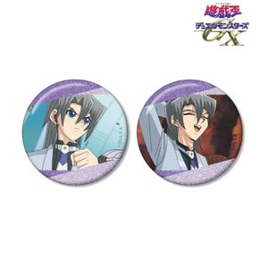 遊☆戯☆王デュエルモンスターズGX_エド・フェニックス 場面写グリッター缶バッジ2個セット