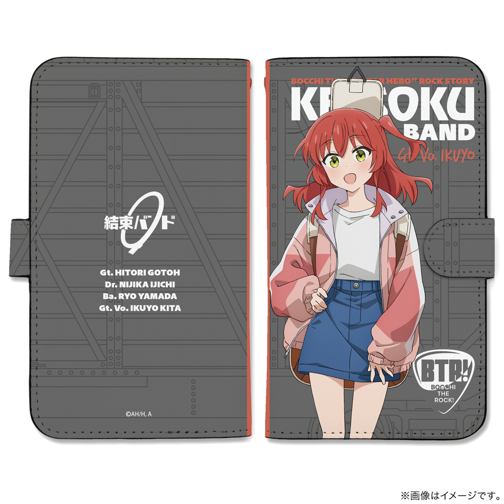 ぼっち・ざ・ろっく!_LLサイズ_喜多郁代 手帳型スマホケース ストリートファッションVer.