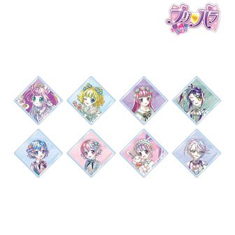 プリパラ　サンリオコラボ　缶バッジ　セット プリパラ10周年×サンリオキャラクターズ_ホログラムハート型缶バッジ