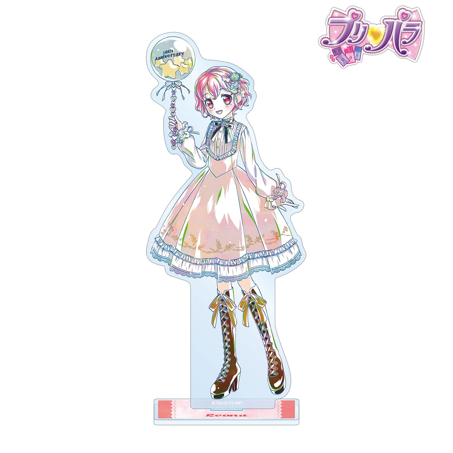 プリパラ_描き下ろし レオナ・ウェスト 花まつりver. Ani-Art BIGアクリルスタンド