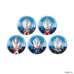 ウルトラマンシリーズ_缶バッジ10/コンプリートセット(全5種)(ミニキャライラスト)【コンプリートセット/5個入り】