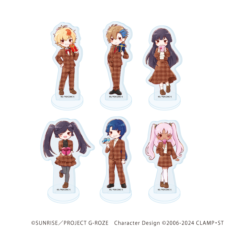 コードギアス 奪還のロゼ_アクリルぷちスタンド02/バレンタインver.コンプリートセット(全6種)(グラフアートイラスト)【コンプリートセット/6個入り】