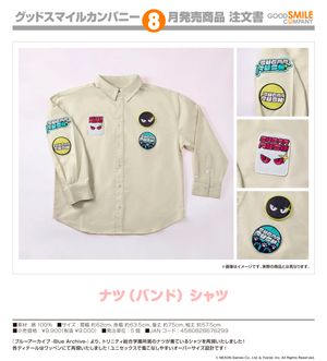 ブルーアーカイブ -Blue Archive-_ナツ(バンド)シャツ