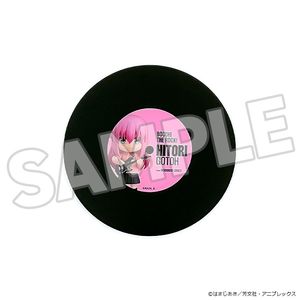 ぼっち・ざ・ろっく!_ねんどろいどぷらす レコード風コースター 後藤ひとり