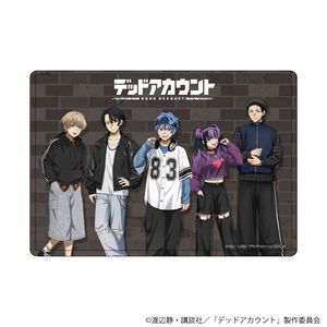 デッドアカウント_キャラクリアケース01/集合 ストリートファッションver.(描き下ろしイラスト)