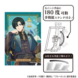 ブルーロック_アート缶バッジ　糸師凛　シーカー