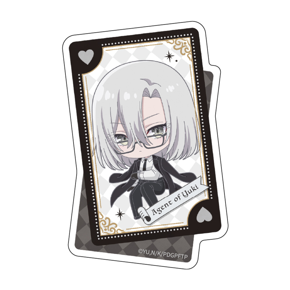 死亡遊戯で飯を食う。_ダイカットステッカー 幽鬼のエージェント