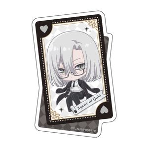 死亡遊戯で飯を食う。_ダイカットステッカー 幽鬼のエージェント