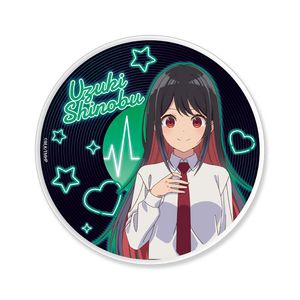 真夜中ハートチューン_レコード風アクリルコースター  雨月しのぶ