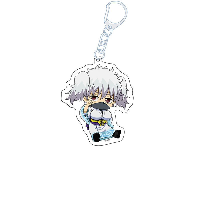 新劇場版 銀魂 -吉原大炎上-_ぺたん娘アクリルキーホルダー 坂田銀時(パー子)